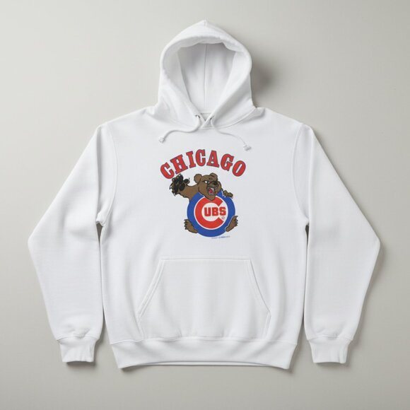 chicago cubs Sweatshirt hoodie bears y2k white - Picture 1 of 2